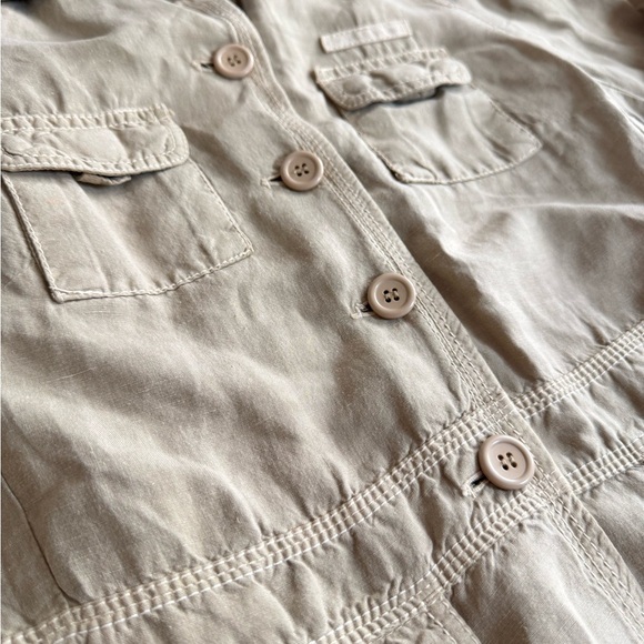 J. Crew Tan Utility Jacket military field - Picture 3 of 9